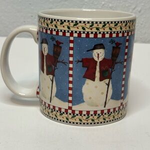 Sakura Snowman Design Mug